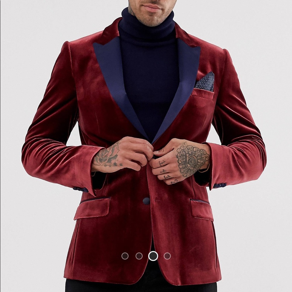 ASOS DESIGN Skinny Tuxedo Blazer